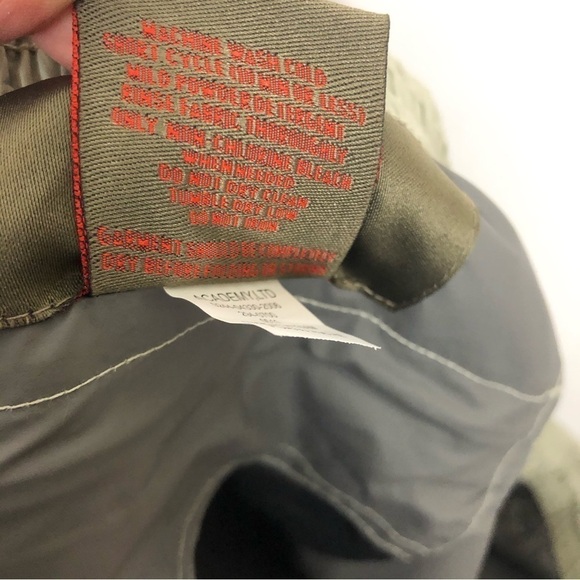 Coastal Conservation Waterproof PU Coating Size XL Convertible Pants Khaki - Picture 4 of 14